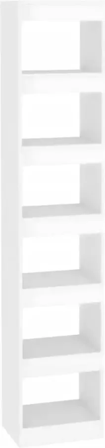 Modern life ModernLife' Boekenkast kamerscherm 40x30x198 cm hoogglans wit