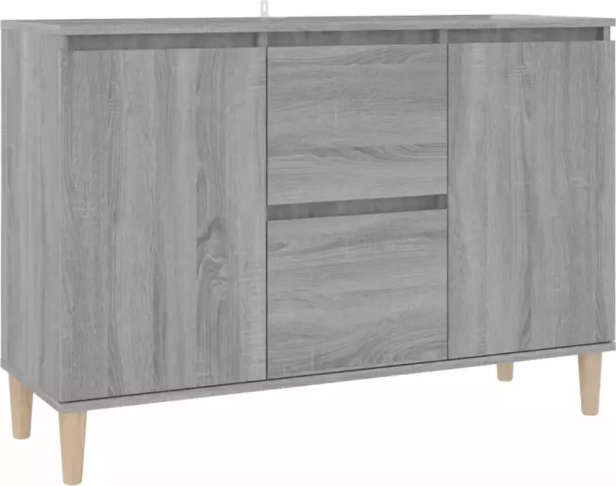 LuxerLiving LuxeLivin' Dressoir 103 5x35x70 cm bewerkt hout grijs sonoma eikenkleurig
