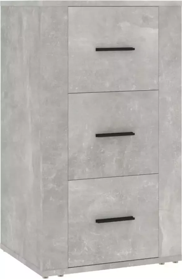 Modern life ModernLife' Dressoir 40x33x70 cm bewerkt hout betongrijs
