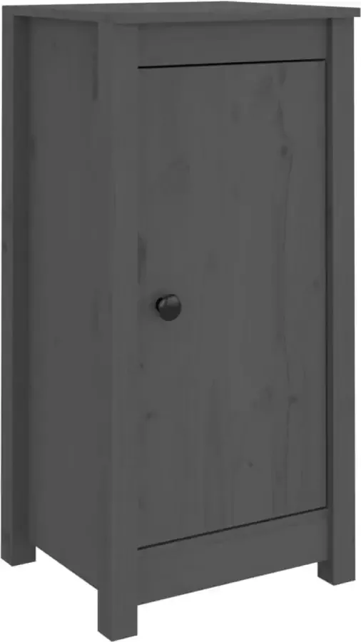 Modern life ModernLife' Dressoirs 2 st 40x35x80 cm massief grenenhout grijs