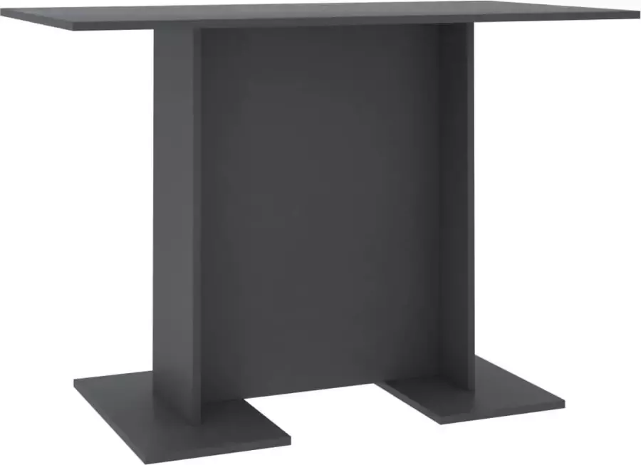 Modern life ModernLife' Eettafel 110x60x75 cm bewerkt hout grijs