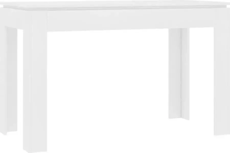 Modern life ModernLife' Eettafel 120x60x76 cm bewerkt hout wit