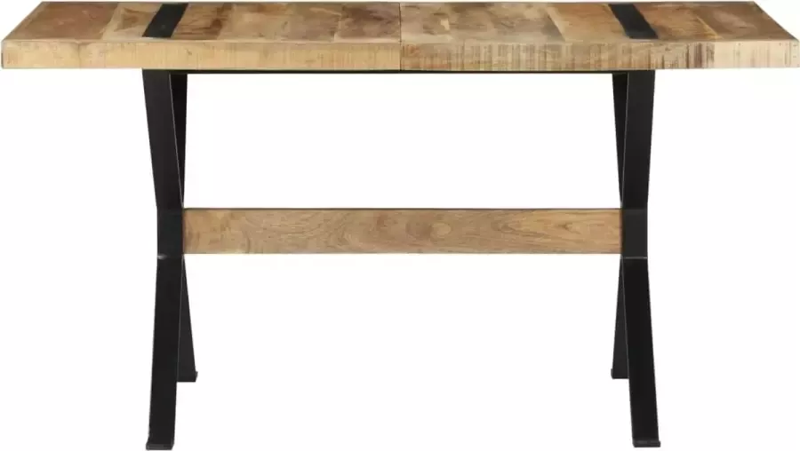 Modern life ModernLife' Eettafel 140x70x76 cm ruw mangohout