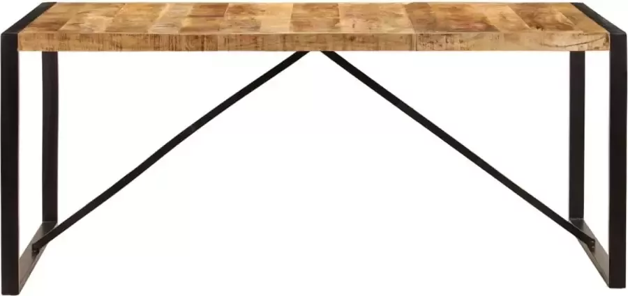 Modern life ModernLife' Eettafel 180 cm massief ruw mangohout