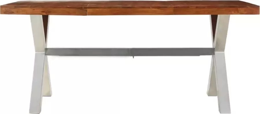 Modern life ModernLife' Eettafel 180x90x76 cm massief hout met sheesham afwerking