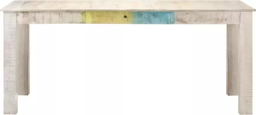 Modern life ModernLife' Eettafel 180x90x76 cm massief mangohout wit