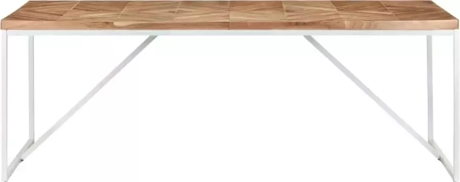 LuxerLiving LuxeLivin' Eettafel 200x90x76 cm massief acaciahout en mangohout