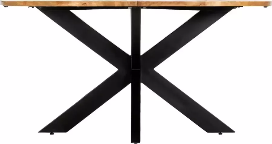 Modern life ModernLife' Eettafel rond 150x76 cm massief mangohout