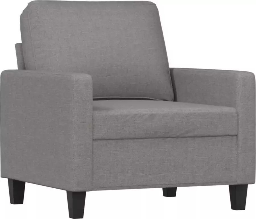 LuxerLiving LuxeLivin' Fauteuil 60 cm stof lichtgrijs