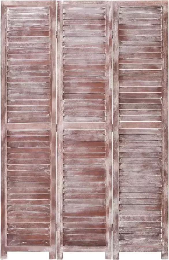 Modern life ModernLife' Kamerscherm met 3 panelen 105x165 cm hout bruin