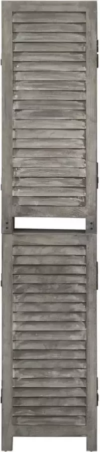 Modern life ModernLife' Kamerscherm met 3 panelen 106 5x166 cm massief hout grijs