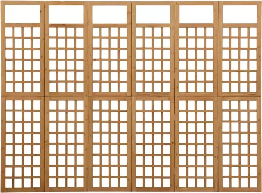 Modern life ModernLife' Kamerscherm trellis met 6 panelen 242 5x180 cm vurenhout