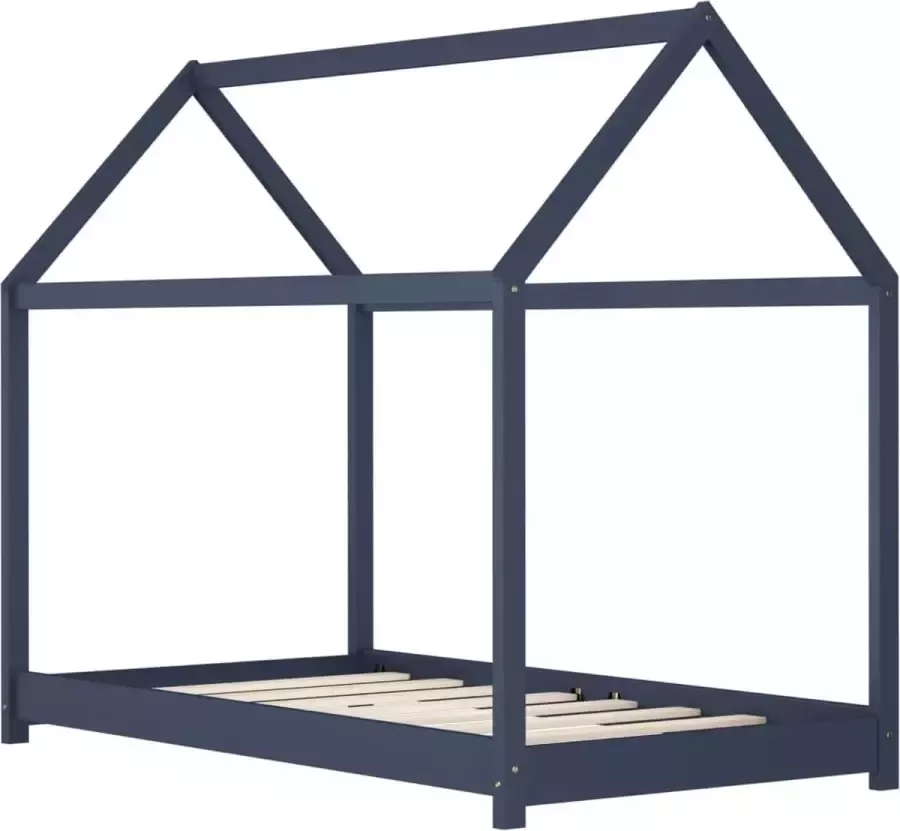 Modern life ModernLife' Kinderbedframe massief grenenhout grijs 70x140 cm