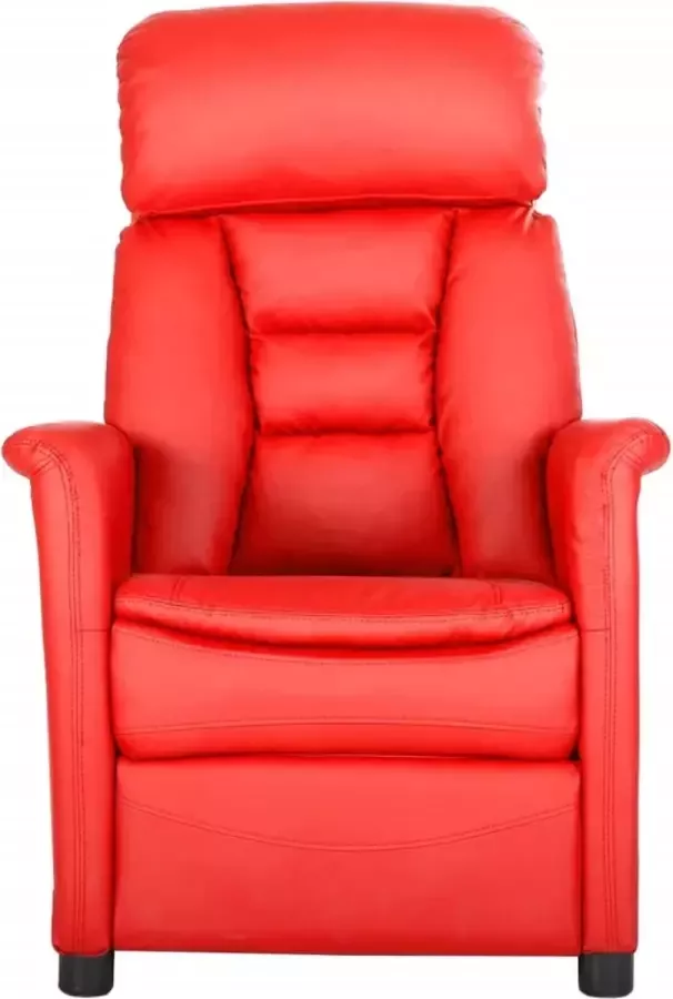 Modern life INFIORI Fauteuil verstelbaar kunstleer rood