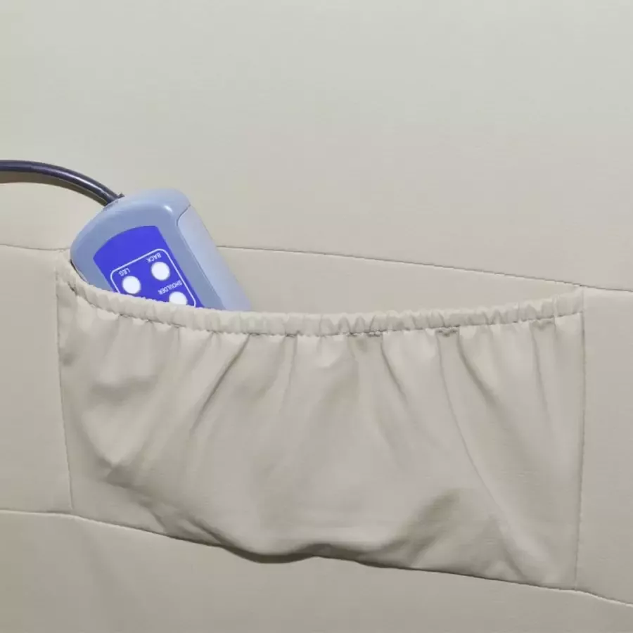 Prolenta Premium INFIORI Massagestoel kunstleer crèmekleurig