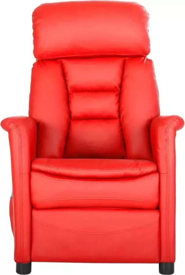 Modern life ModernLife' Massagestoel verstelbaar kunstleer rood