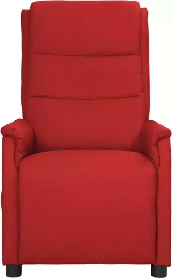 Modern life ModernLife' Massagestoel verstelbaar kunstleer wijnrood