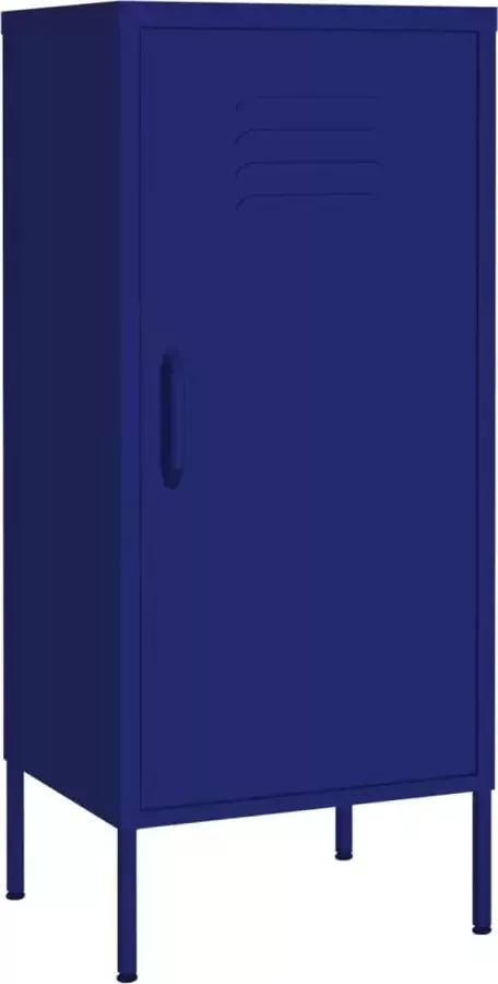 Modern life ModernLife' Opbergkast 42 5x35x101 5 cm staal marineblauw