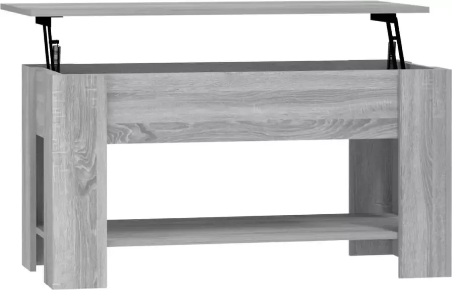 Prolenta Premium INFIORI Salontafel 101x49x52 cm bewerkt hout grijs sonoma eikenkleurig