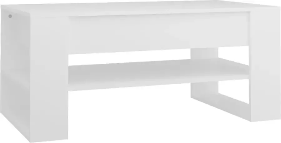 Modern life ModernLife' Salontafel 102x55x45 cm bewerkt hout wit