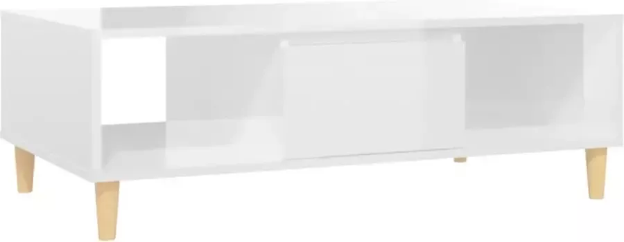 Modern life ModernLife' Salontafel 103 5x60x35 cm spaanplaat hoogglans wit