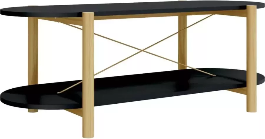 Modern life ModernLife' Salontafel 110x48x40 cm bewerkt hout zwart