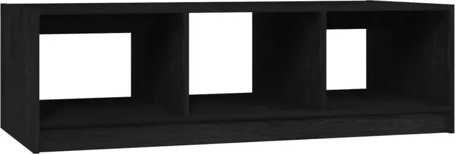 Modern life ModernLife' Salontafel 110x50x34 cm massief grenenhout zwart