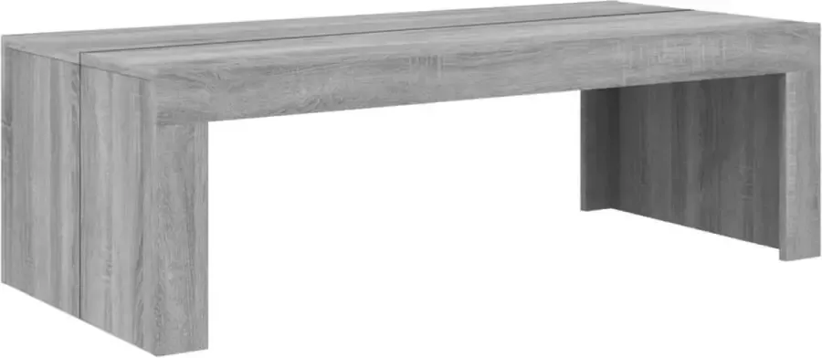 Modern life ModernLife' Salontafel 110x50x35 cm bewerkt hout grijs sonoma eikenkleur