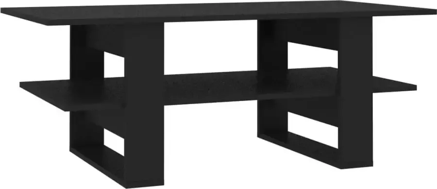 Modern life ModernLife' Salontafel 110x55x42 cm bewerkt hout zwart