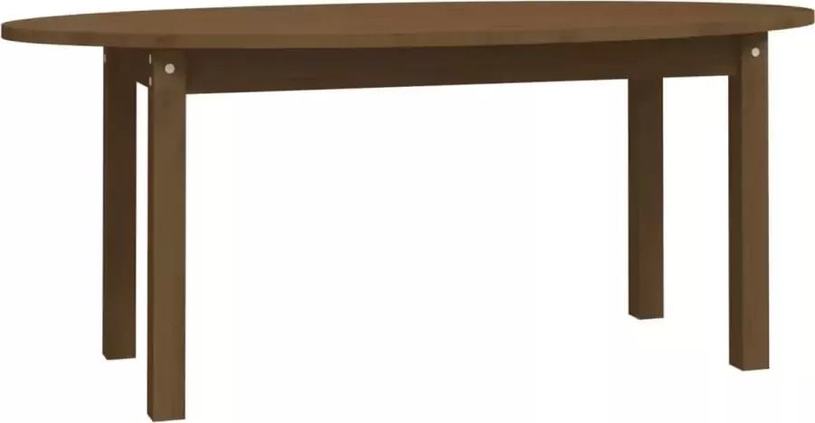 Modern life ModernLife' Salontafel 110x55x45 cm massief grenenhout honingbruin