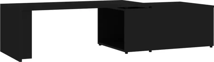 Modern life ModernLife' Salontafel 150x50x35 cm bewerkt hout zwart