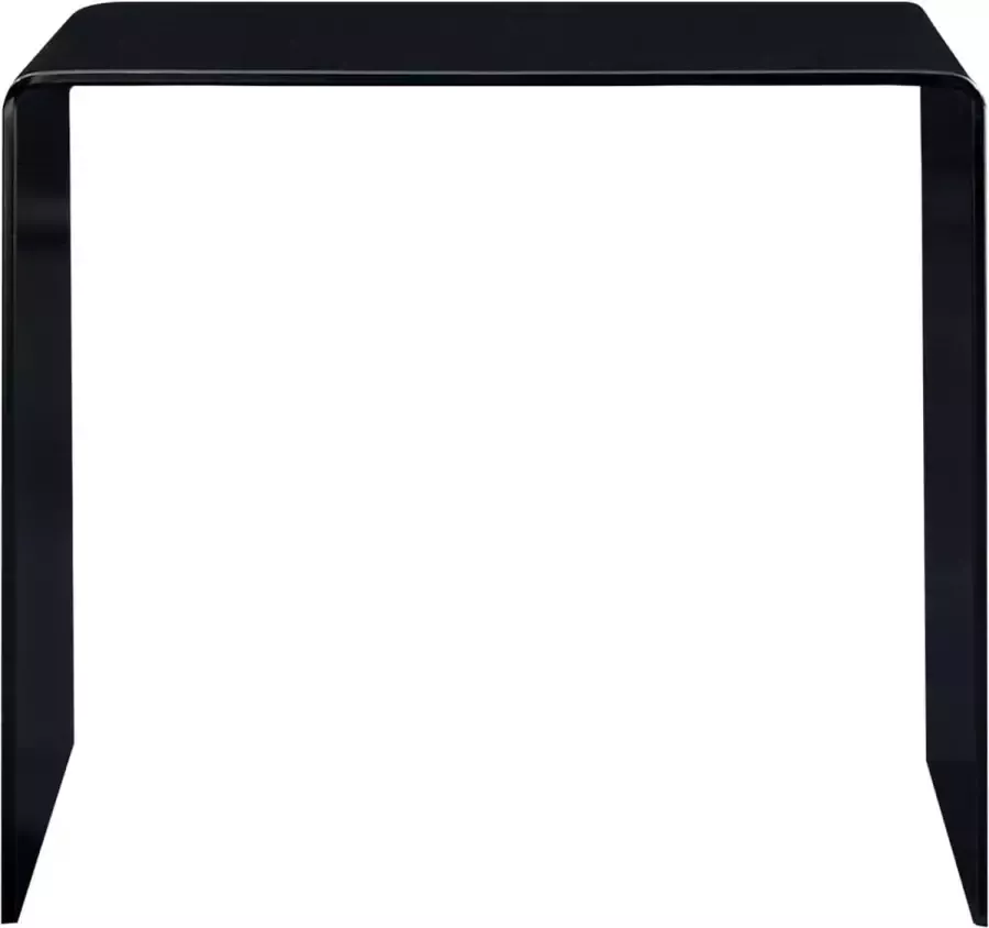 Modern life ModernLife' Salontafel 50x50x45 cm gehard glas zwart