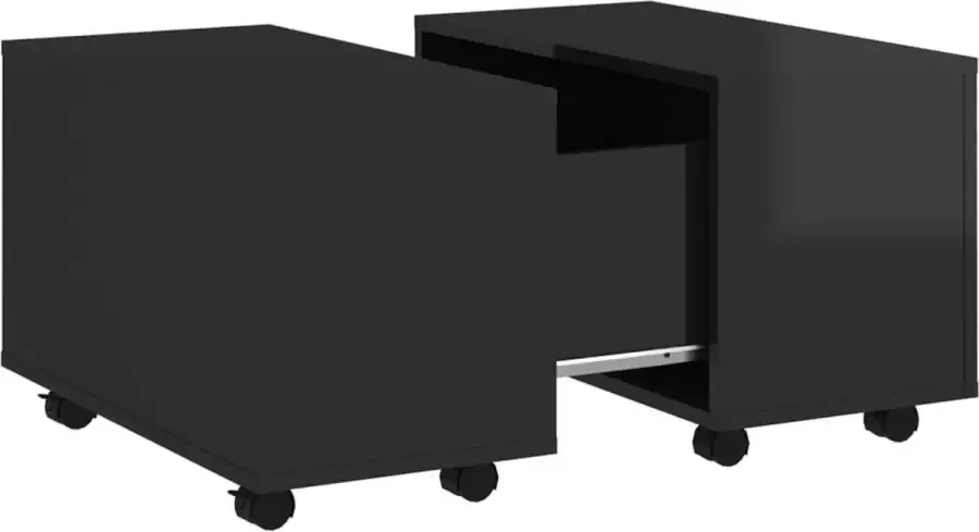 Modern life ModernLife' Salontafel 60x60x38 cm spaanplaat hoogglans zwart