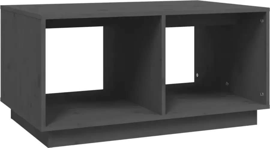 Modern life ModernLife' Salontafel 80x50x40 cm massief grenenhout grijs