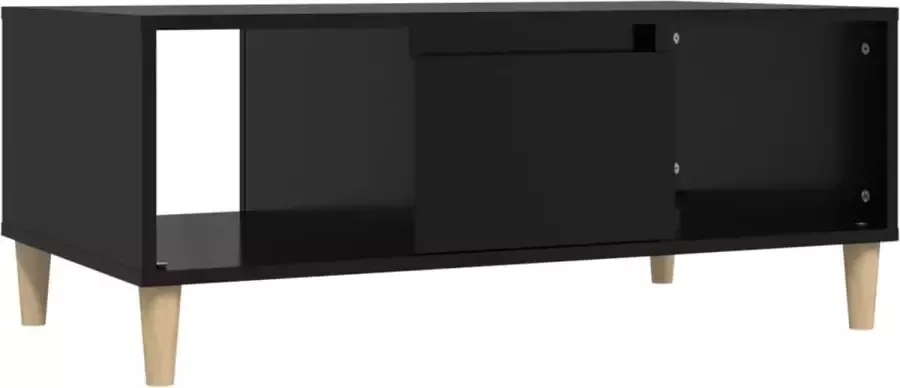 Modern life ModernLife' Salontafel 90x50x36 5 cm bewerkt hout zwart