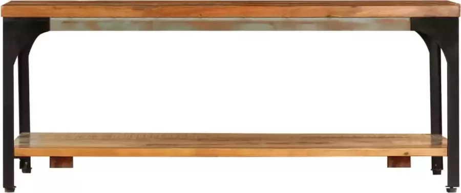 Modern life ModernLife' Salontafel met schap 100x60x35 cm massief gerecycled hout