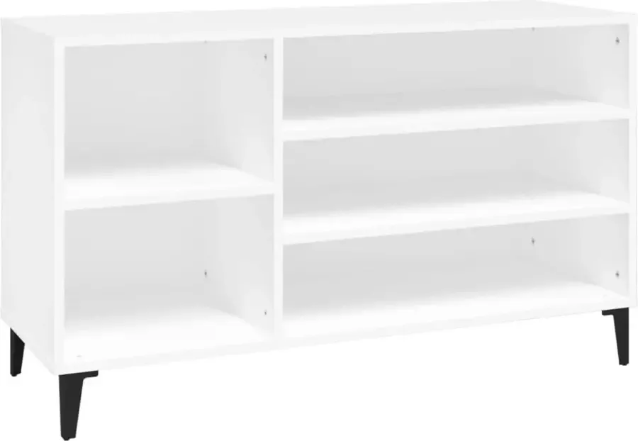 Modern life ModernLife' Schoenenkast 102x36x60 cm bewerkt hout wit