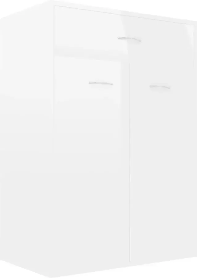 Modern life ModernLife' Schoenenkast 60x35x84 cm bewerkt hout hoogglans wit