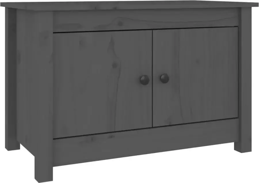 Modern life ModernLife' Schoenenkast 70x38x45 5 cm massief grenenhout grijs