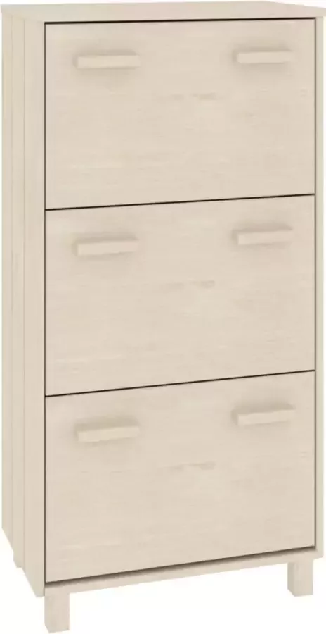 Modern life ModernLife' Schoenenkast HAMAR 59 5x35x117 cm grenenhout honingbruin