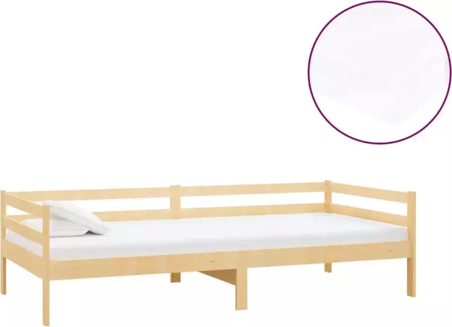 Modern life ModernLife' Slaapbank met matras massief grenenhout 90x200 cm