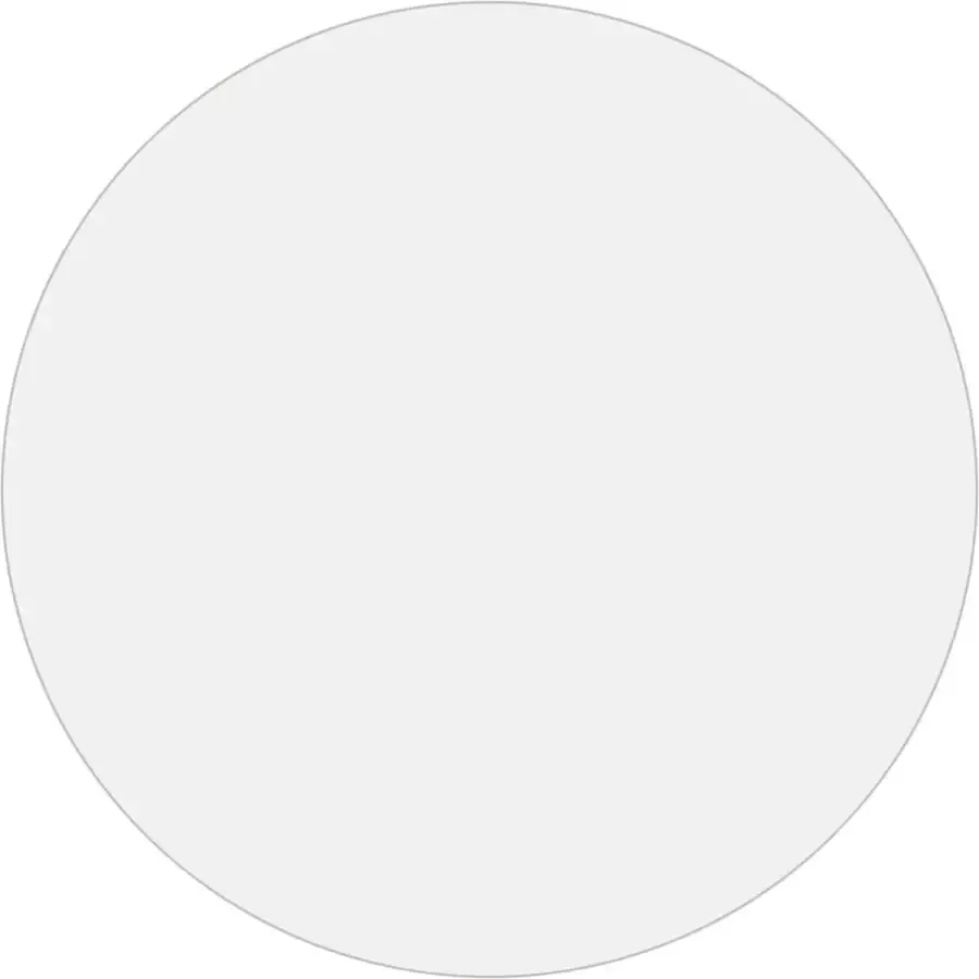 LuxerLiving LuxeLivin' Tafelbeschermer Ø80 cm 2 mm PVC transparant