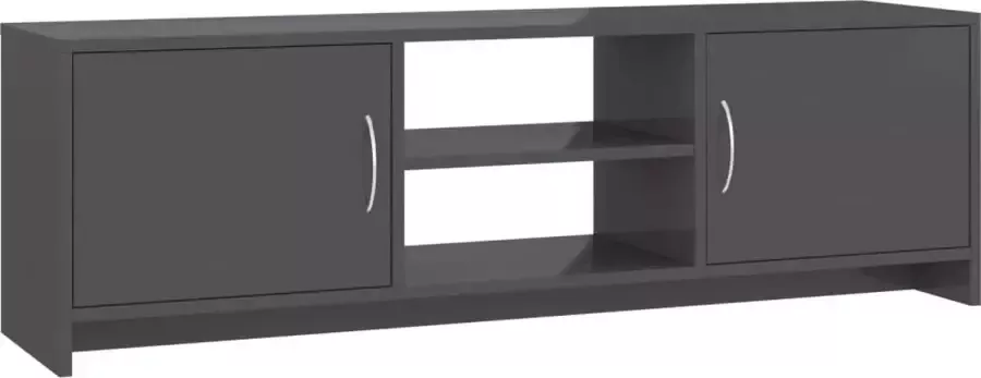 LuxerLiving LuxeLivin' Tv-meubel 120x30x37 5 cm bewerkt hout hoogglans grijs