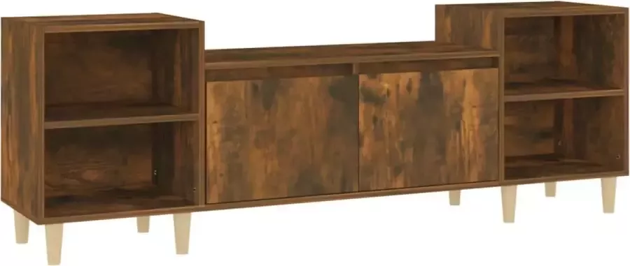 Modern life ModernLife' Tv-meubel 160x35x55 cm bewerkt hout gerookt eikenkleurig