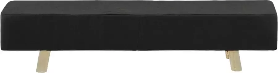 Modern life ModernLife' Voetenbank 120x28x26 cm stof donkergrijs