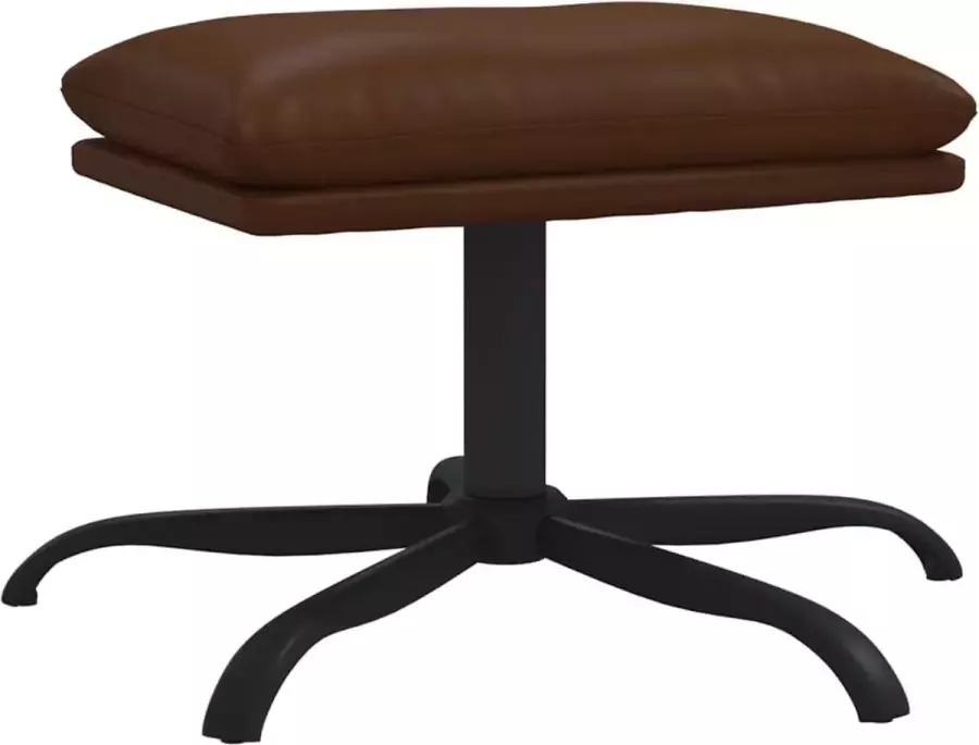 Modern life ModernLife' Voetenbank 45x29 5x39 cm glanzend kunstleer bruin