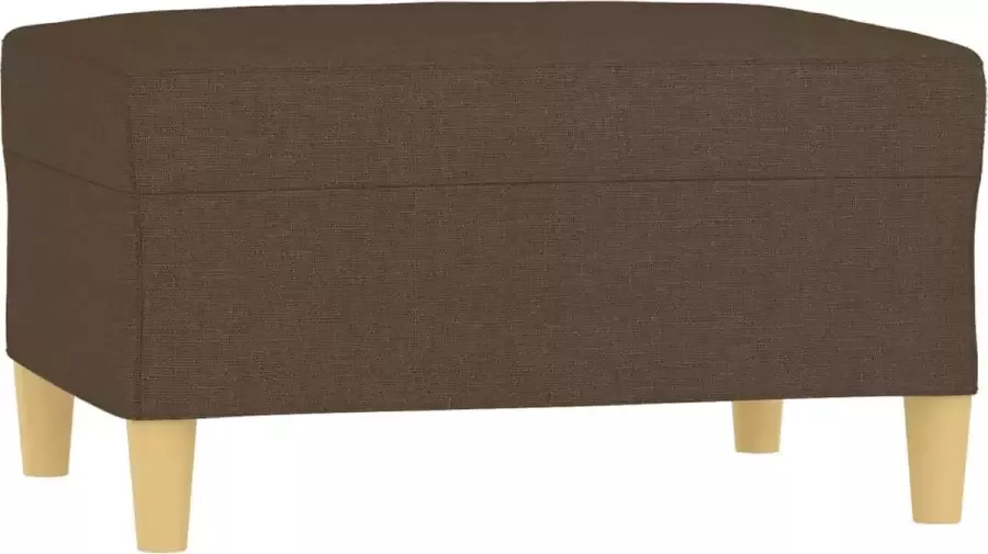Modern life ModernLife' Voetenbank 70x55x41 cm stof bruin