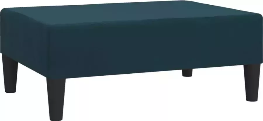 Modern life ModernLife' Voetenbank 78x56x32 cm fluweel blauw