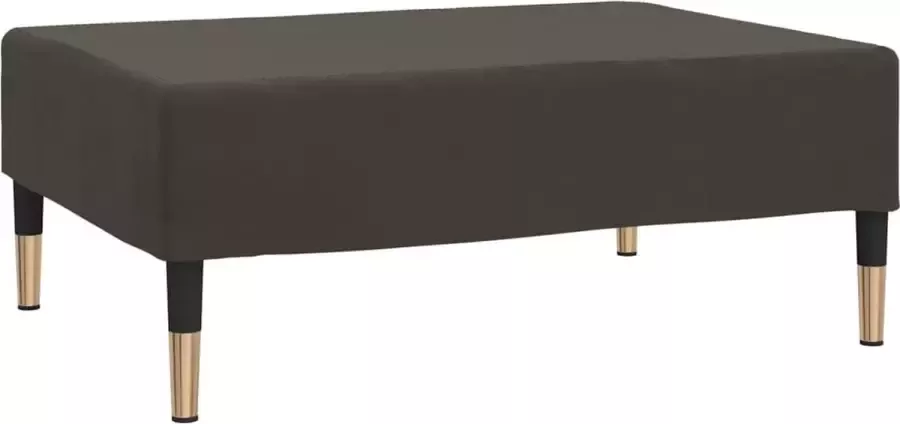 Modern life ModernLife' Voetenbank 78x56x32 cm fluweel donkergrijs