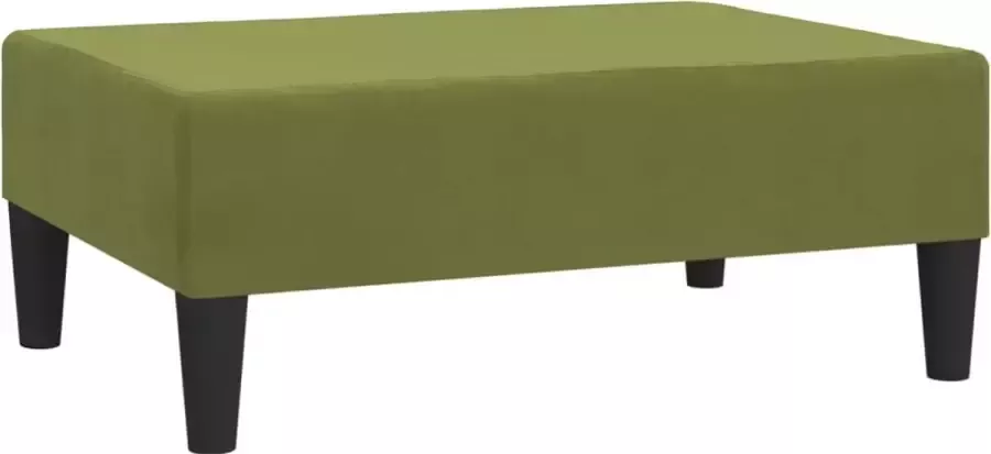 Modern life ModernLife' Voetenbank 78x56x32 cm fluweel lichtgroen